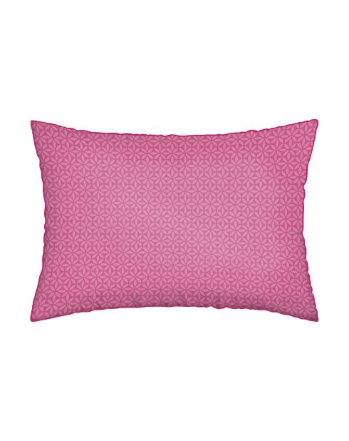 Set aus 2 rosafarbenen Nachtkissenbezügen aus Baumwollsatin von Eclat — 2 x (50 x 70 cm)
