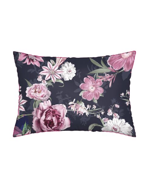 Set aus 2 rosafarbenen Nachtkissenbezügen aus Baumwollsatin von Eclat — 2 x (50 x 70 cm)