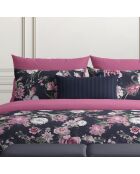 Set aus 2 rosafarbenen Nachtkissenbezügen aus Baumwollsatin von Eclat — 2 x (50 x 70 cm)