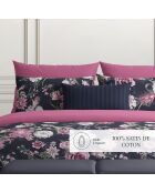 Set aus 2 rosafarbenen Nachtkissenbezügen aus Baumwollsatin von Eclat — 2 x (50 x 70 cm)