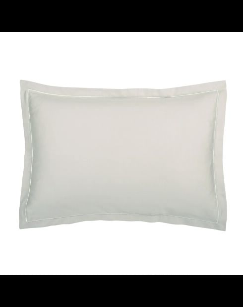 2er-Set Uni Kissenbezüge aus Baumwollsatin in Taupe, 05—2 x (50 x 70 cm)