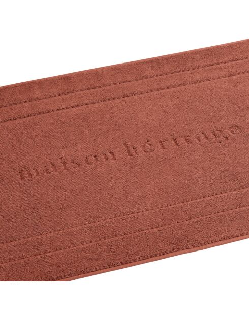 Tapis de bain terracotta - 60x100 cm