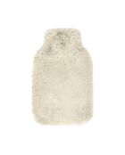 Bouillotte avec housse Uni blanche - 20x33 cm