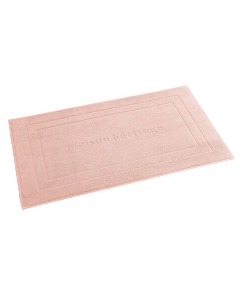 Alfombra de baño con alfombra rosa salmón, 60 x 100 cm