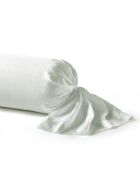 Nackenetui aus Baumwollsatin Leuchtend grüne Blumen 01 - 43x210 cm