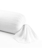 Uni Kissenhülle aus weißer Baumwolle 02 - 43x210 cm