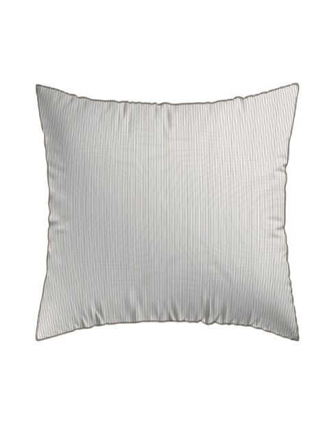 Set aus 2 Kissenbezügen aus Baumwollsatin Molibri mit Blumenmuster in Taupe