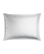 Set aus 2 taupefarbenen Kissenbezügen aus indischem Baumwollsatin — 2 Stück (50 x 70 cm)