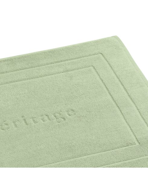 Alfombra de baño con alfombra verde almendra, 60 x 100 cm