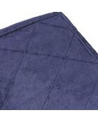 Maxiplaid Diamond dunkelblau - 220x250 cm