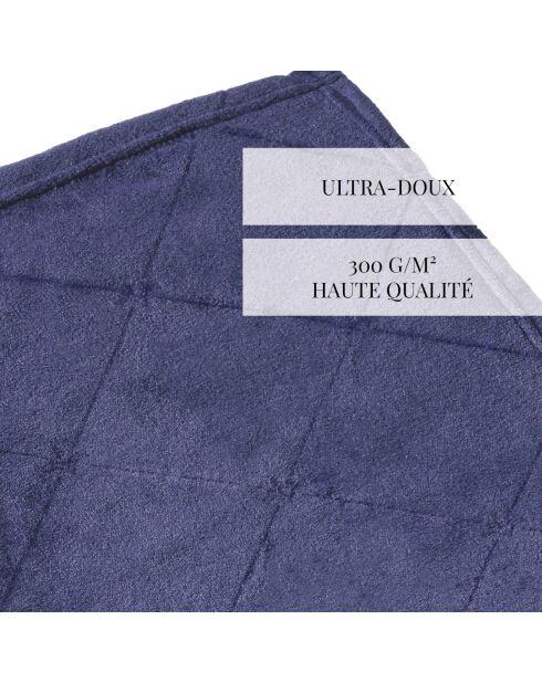 Maxiplaid Diamond dunkelblau - 220x250 cm