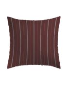 Set de 2 fundas de almohada Lioré de satén de algodón burdeos