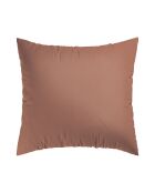 Kissenbezüge Uni Terracotta 02 aus Baumwollgaze, 2er-Set