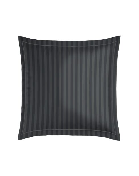 Set aus 2 beigen Fleur de Prestige Kissenbezügen aus Baumwollsatin — 2 Stück (63 x 63 cm)