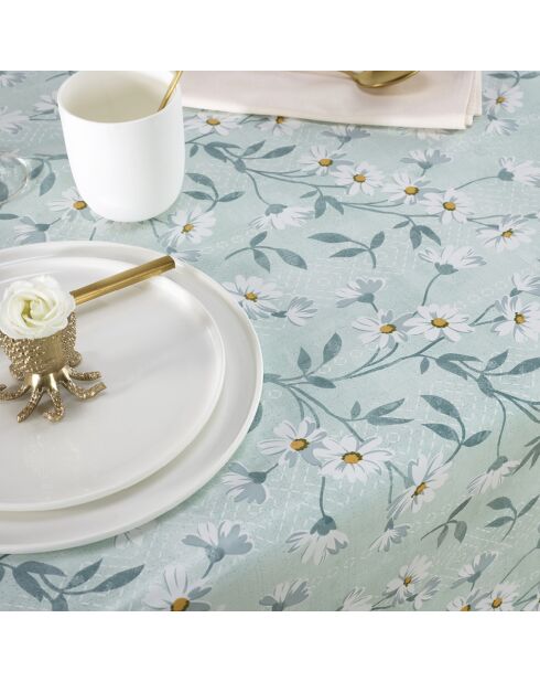 Mantel Innocence floral verde claro