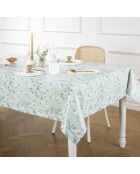 Mantel Innocence floral verde claro