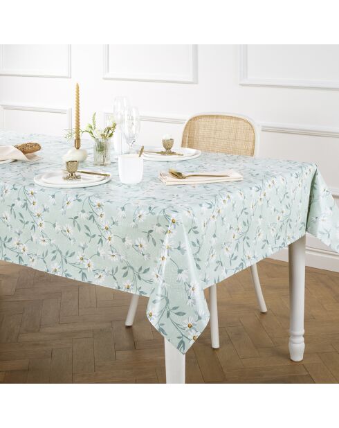 Mantel Innocence floral verde claro