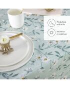 Mantel Innocence floral verde claro