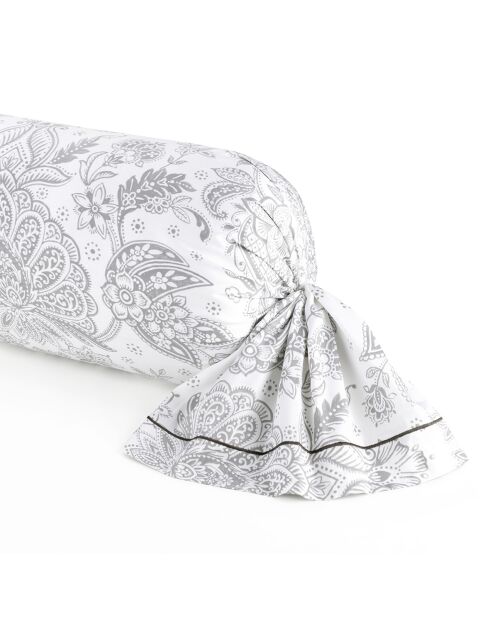 Custodia Fleur de prestige beige in cotone satinato - 43x210 cm