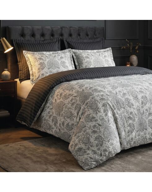 Custodia Fleur de prestige beige in cotone satinato - 43x210 cm