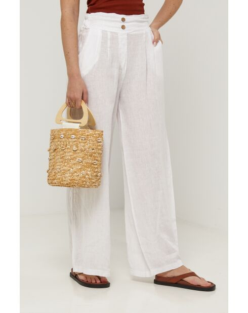 Witte linnen broek Atlas