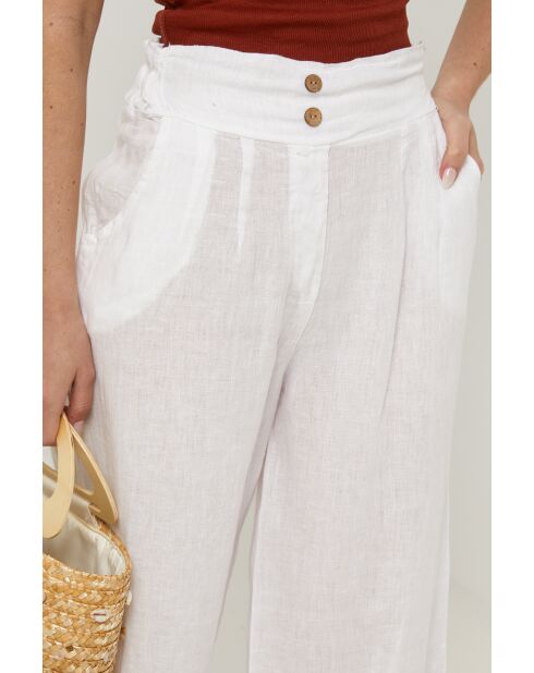 Witte linnen broek Atlas