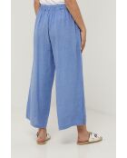 Zenith azurblaue Leinenhose
