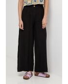 Orion schwarze Leinenhose
