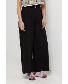 Orion schwarze Leinenhose