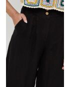 Orion schwarze Leinenhose