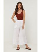 Witte linnen broek van Apex