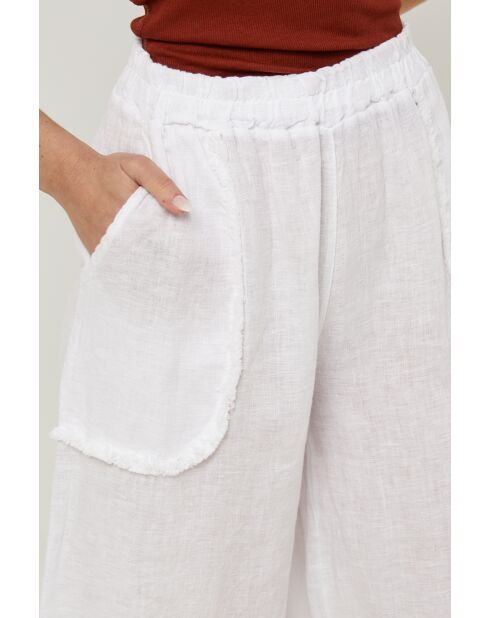 Witte linnen broek van Apex