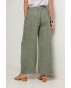 Khakifarbene Leinenhose Meteor