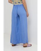 Pantalon en lin Nova indigo