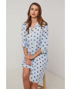 Robe en lin Arctic ciel
