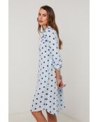 Robe en lin Arctic ciel