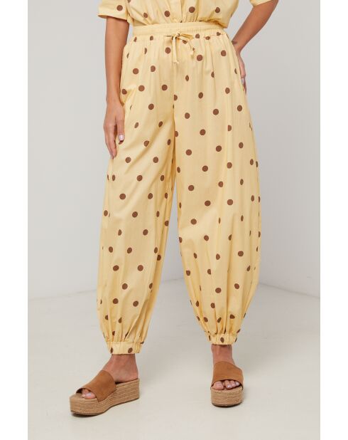 Pantalon en coton ElectraX jaune