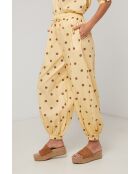 Pantalon en coton ElectraX jaune
