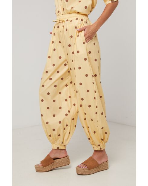 Pantalon en coton ElectraX jaune