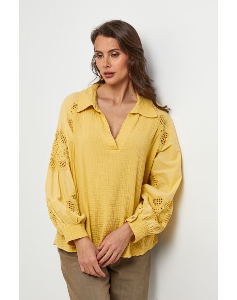 Tunique en coton Flashpoint jaune