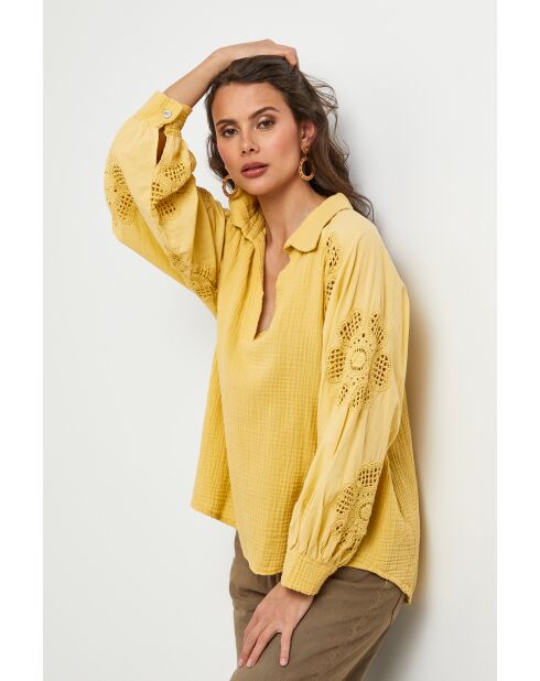 Tunique en coton Flashpoint jaune