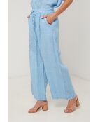 Leinenhose Indigo Titanium