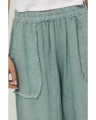 Grüne Leinenhose Vertex