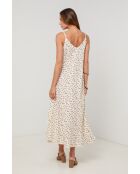 Beiges Leinenkleid QuickPulse