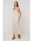 Beiges Leinenkleid QuickPulse