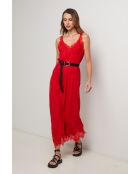 Robe en lin Deepwave rouge