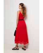 Robe en lin Deepwave rouge