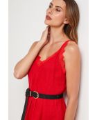 Robe en lin Deepwave rouge