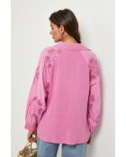 Tunique en coton Intellisys rose