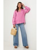 Tunique en coton Intellisys rose